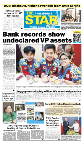 Cover of The Philippine Star