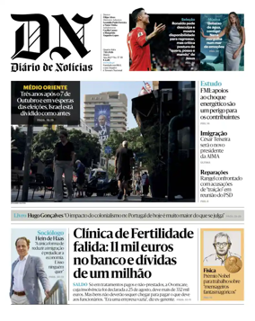 Cover of Diario de Noticias
