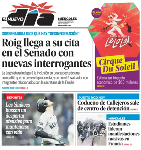 Cover of El Nuevo Dia