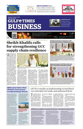 Cover of Gulf Times Business