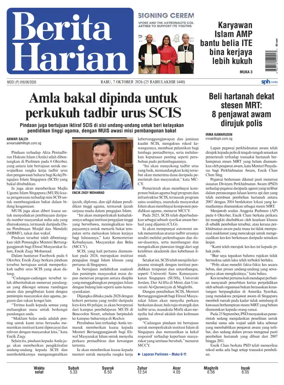 Cover of Berita Harian