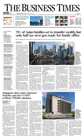 Cover of The Business Times