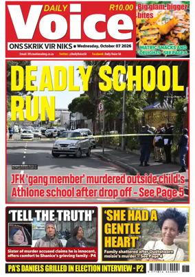 Cover of Daily Voice (South Africa)