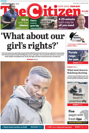 Cover of The Citizen (Gauteng)