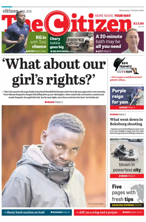 Cover of The Citizen (KZN)