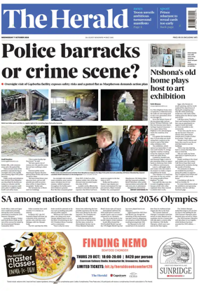 Cover of The Herald (South Africa)