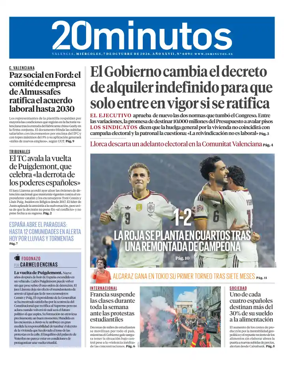 Cover of 20 Minutos Valencia