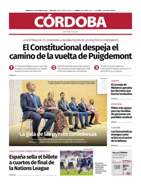 Cover of Diario Cordoba