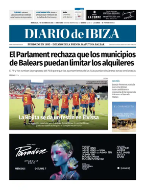Cover of Diario de Ibiza