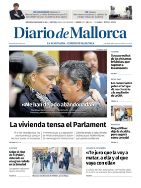 Cover of Diario de Mallorca