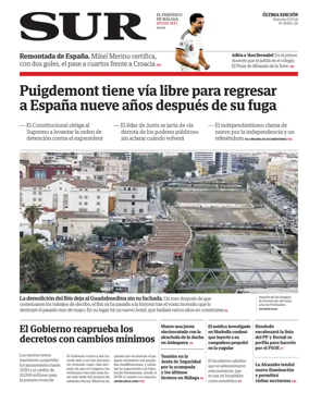 Cover of Diario Sur_Ultima