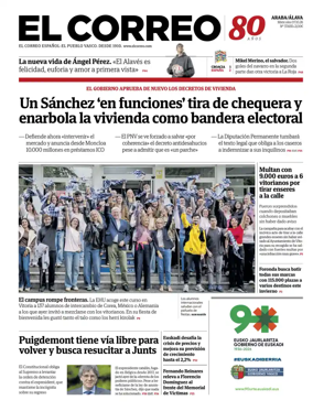 Cover of EL Correo (Alava)