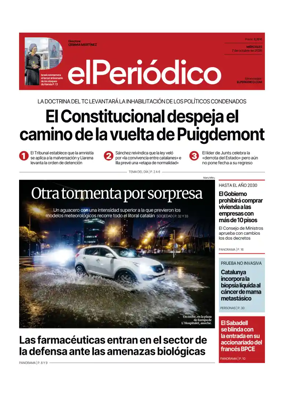 Cover of El Periodico - Castellano