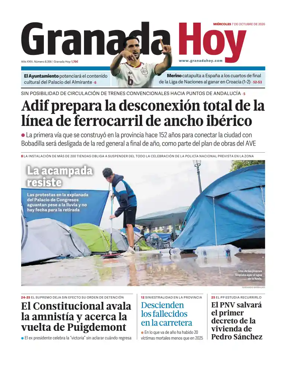 Cover of Granada Hoy
