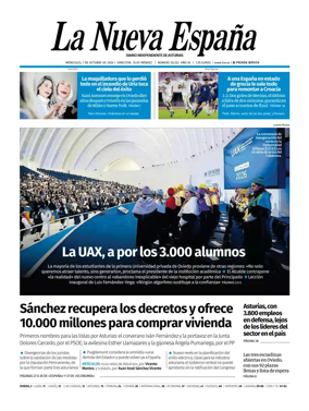 Cover of La Nueva Espana (Oviedo)