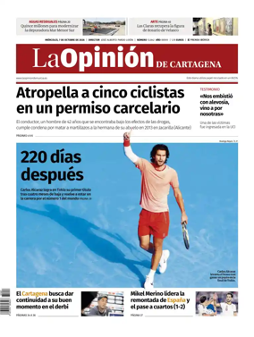 Cover of La Opinion de Murcia (Cartagena)
