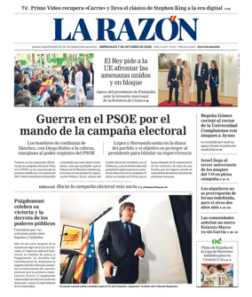 Cover of La Razon (Madrid)