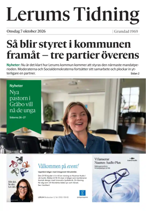 Cover of Lerums Tidning