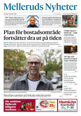 Cover of Melleruds Nyheter