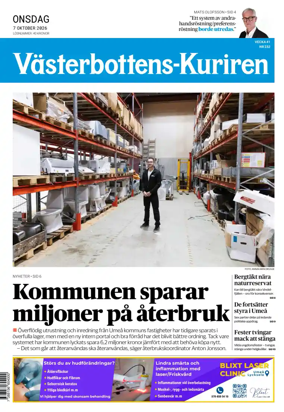 Cover of Vasterbottens-Kuriren