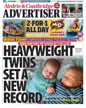Cover of Airdrie & Coatbridge Advertiser