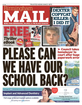 Cover of Birmingham Mail