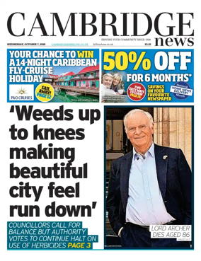 Cover of Cambridge News