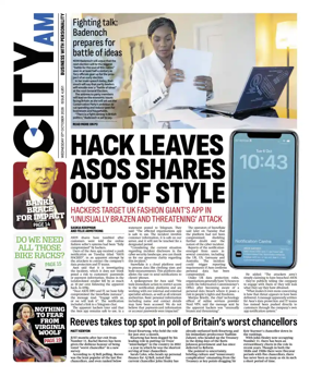 Cover of City AM