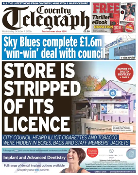 Cover of Coventry Telegraph
