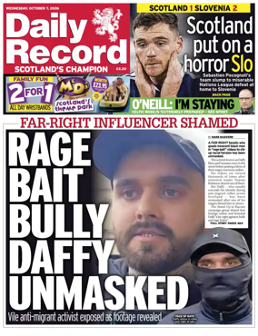 Cover of Daily Record