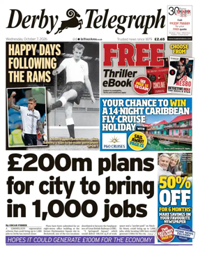 Cover of Derby Telegraph