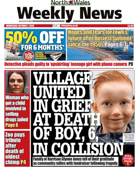 Cover of North Wales Weekly News