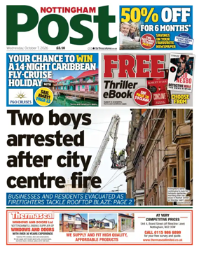 Cover of Nottingham Post