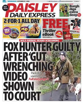 Cover of Paisley Daily Express