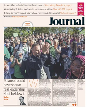 Cover of The Guardian e-paper Journal