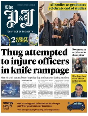 Cover of The Press and Journal (Aberdeen and Aberdeenshire)