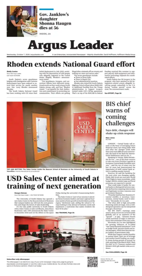 Cover of Argus Leader