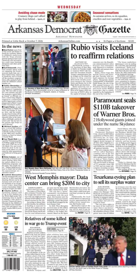 Cover of Arkansas Democrat-Gazette