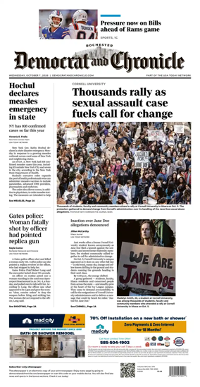 Cover of Democrat and Chronicle