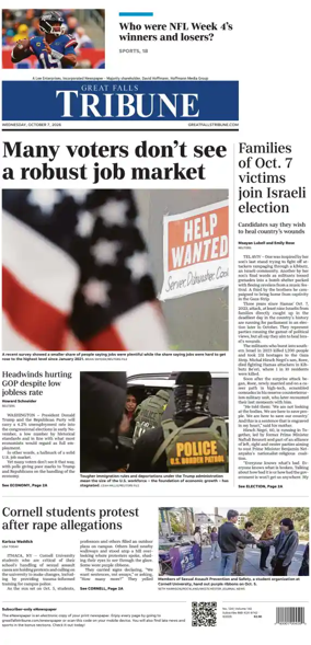 Cover of Great Falls Tribune