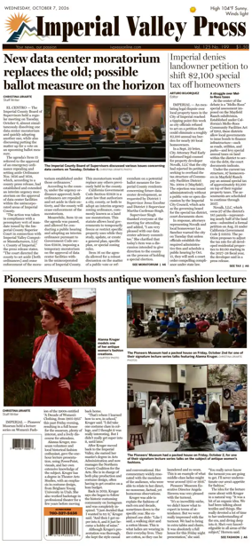 Cover of Imperial Valley Press