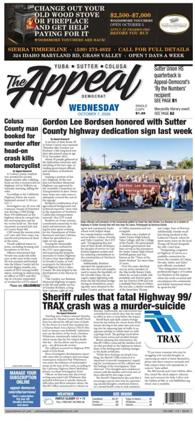 Cover of Marysville Appeal-Democrat