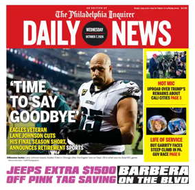 Cover of Philadelphia Daily News