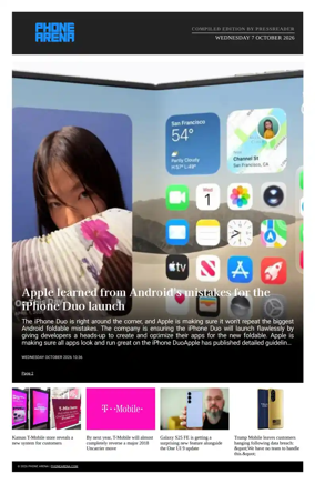 Cover of Phone Arena - Compiled Edition