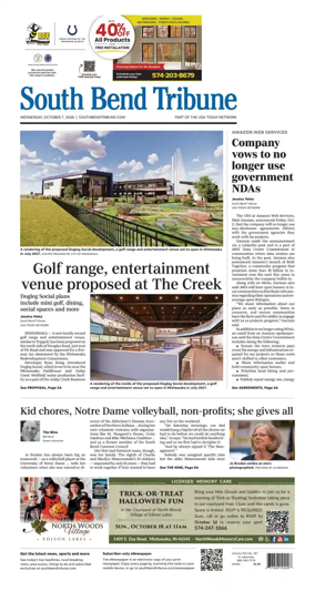 Cover of South Bend Tribune