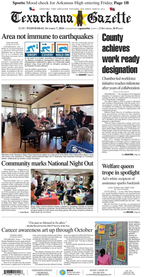 Cover of Texarkana Gazette