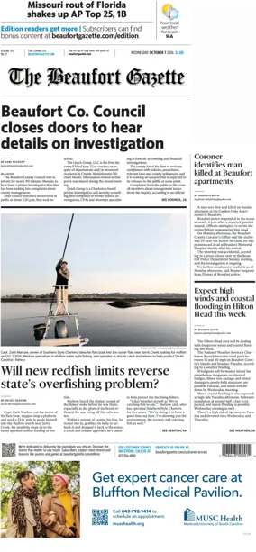 Cover of The Beaufort Gazette