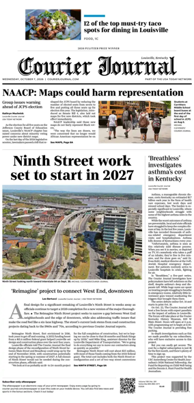 Cover of The Courier-Journal (Louisville)