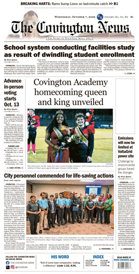 Cover of The Covington News