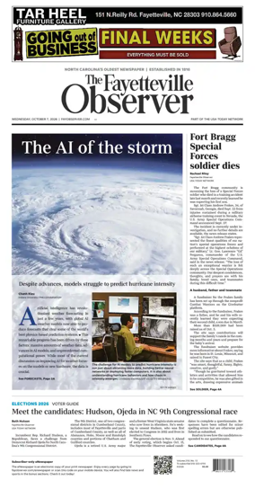 Cover of The Fayetteville Observer